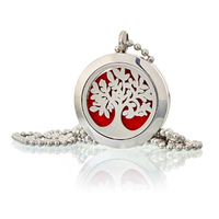 Tree of life diffuser necklace