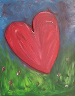Painting Print - Love grows from the wilderness around us