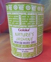 Goloka Jasmine Backflow Incense Cones
