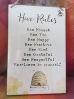 Hive rules sign